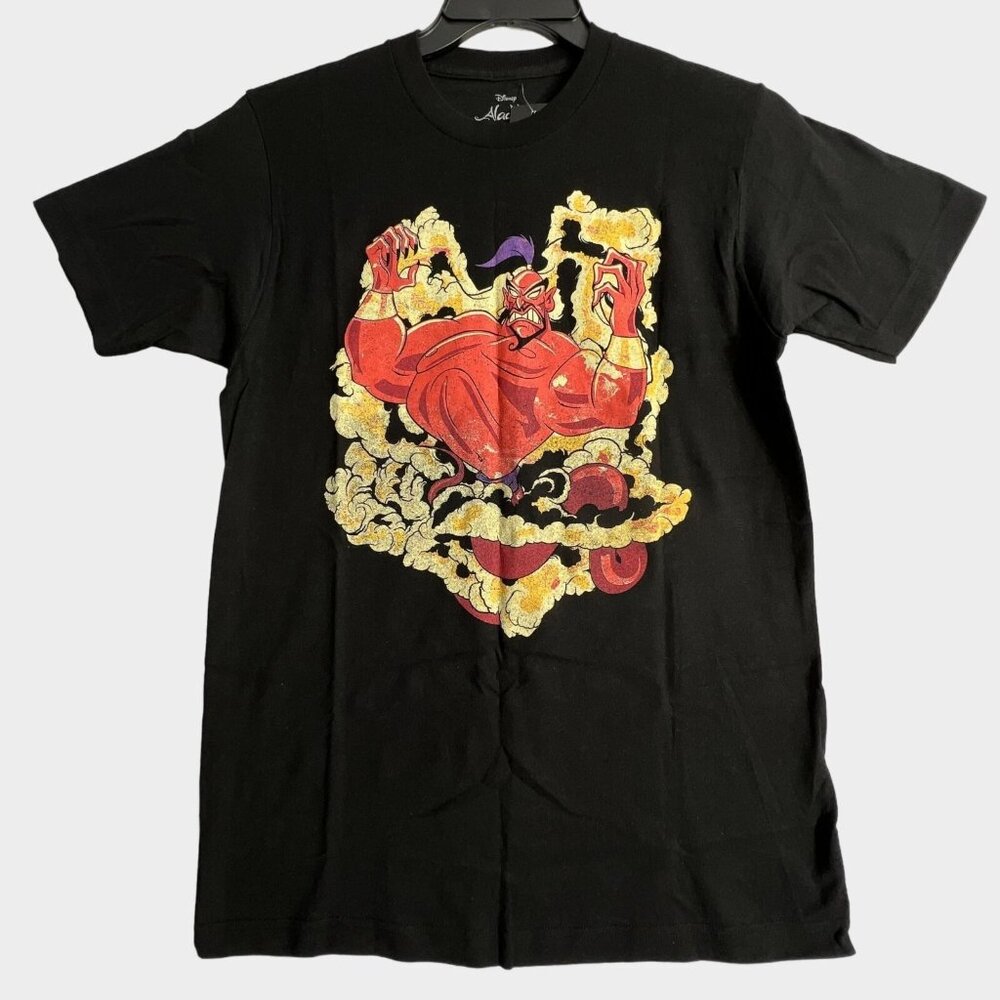 Disney Aladdin Jafar Evil Genie T Shirt Mens Medium Black Graphic Tee New